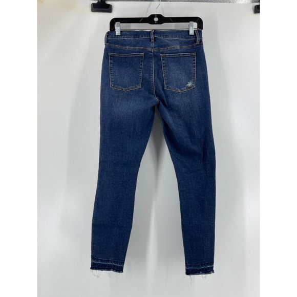 Pac Sun Women's Mid Rise Ankle Jeggings Distressed Skinny Jeans Denim Size 27 W - Picture 5 of 12